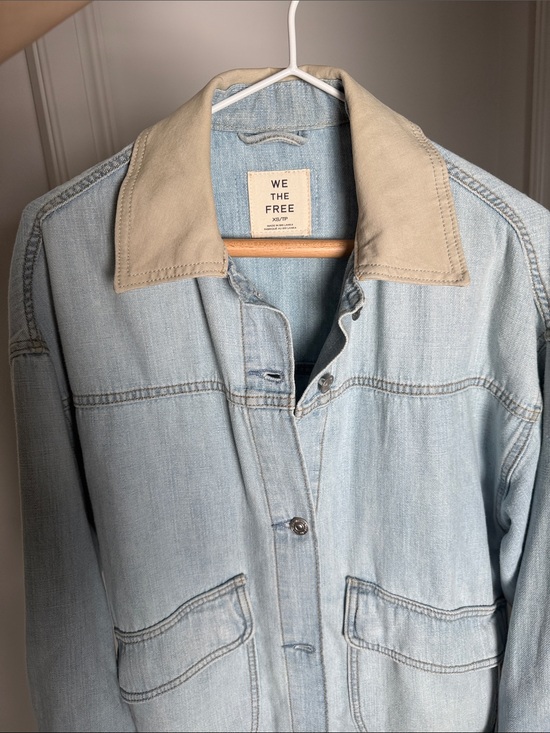We The Free Jackets & Blazers - We The Free Lemon Denim Jacket in Sweet Icing, XS